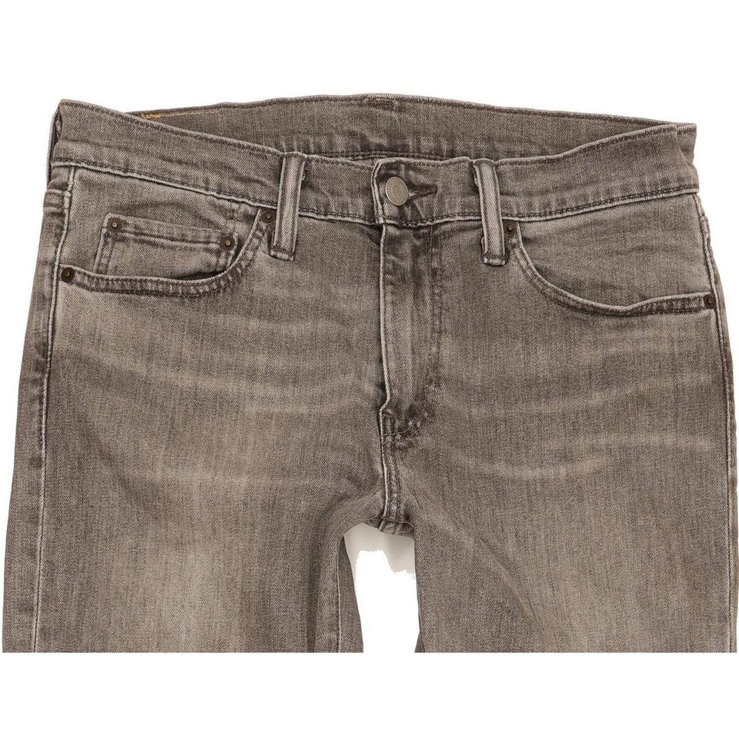 Levi's 511 Men Grey Straight Slim Stretch Jeans W32 L34
