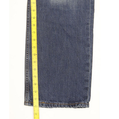 Levi's 506 Men Blue Straight Regular Jeans W36 L31