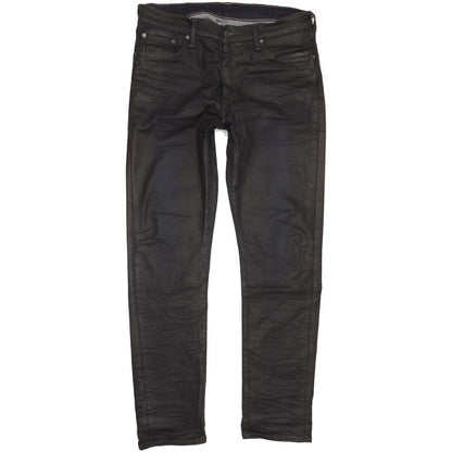 Levi's 508 Men Black Straight Slim Jeans W33 L32