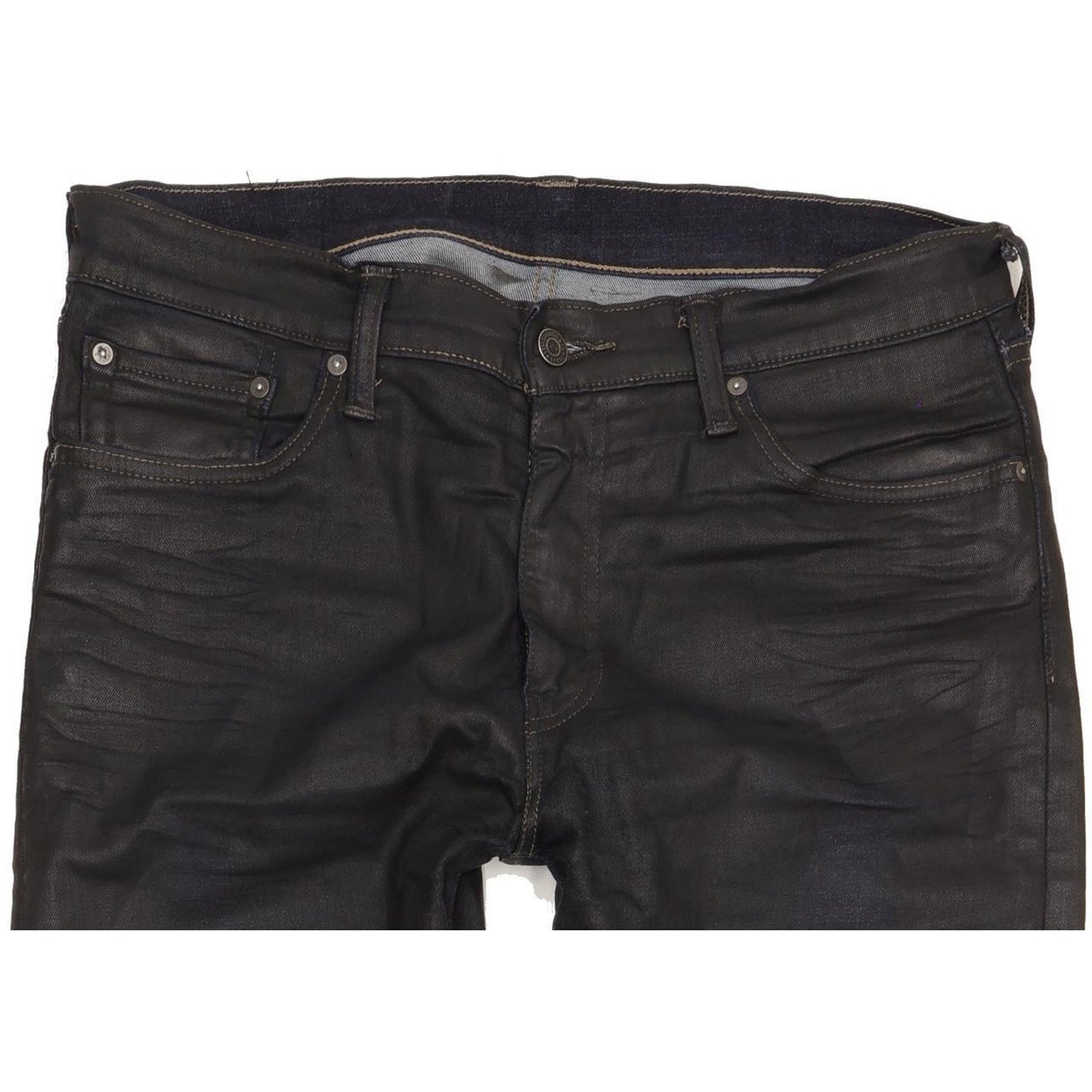 Levi's 508 Men Black Straight Slim Jeans W33 L32
