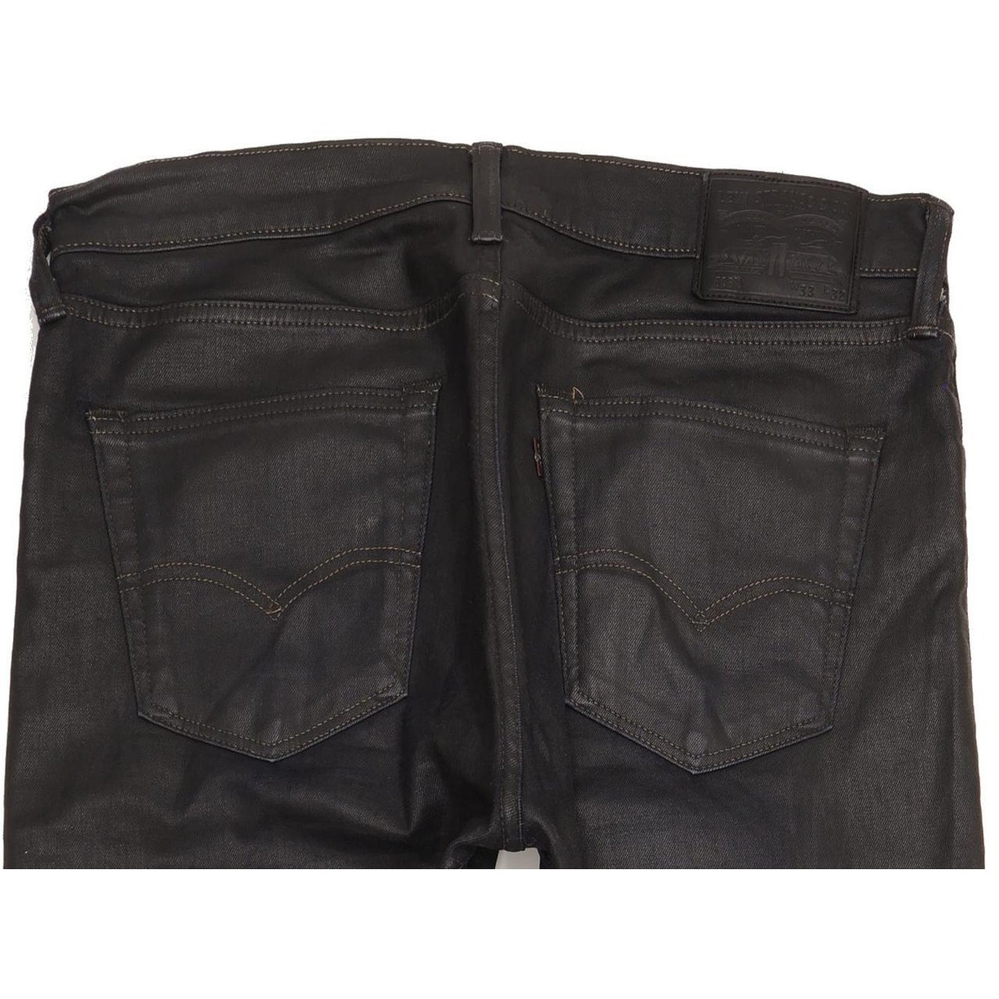 Levi's 508 Men Black Straight Slim Jeans W33 L32