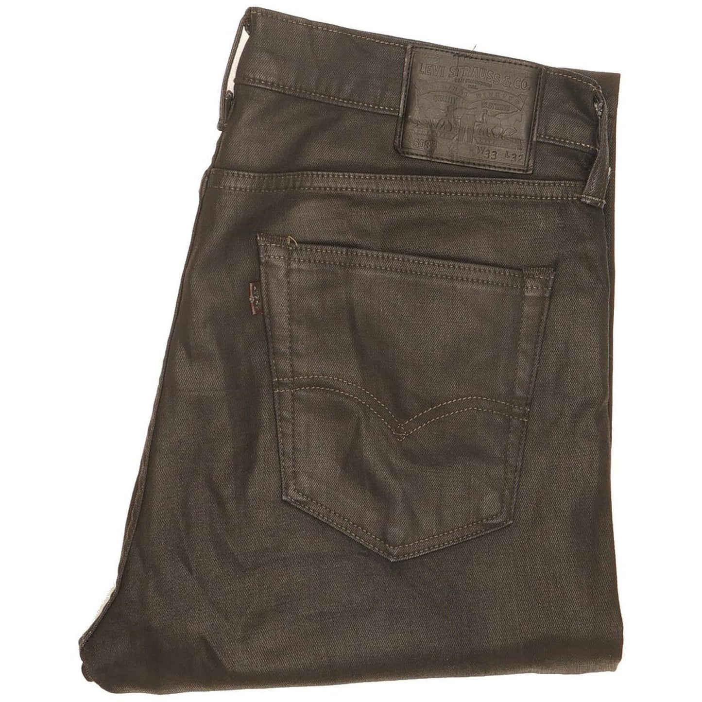 Levi's 508 Men Black Straight Slim Jeans W33 L32