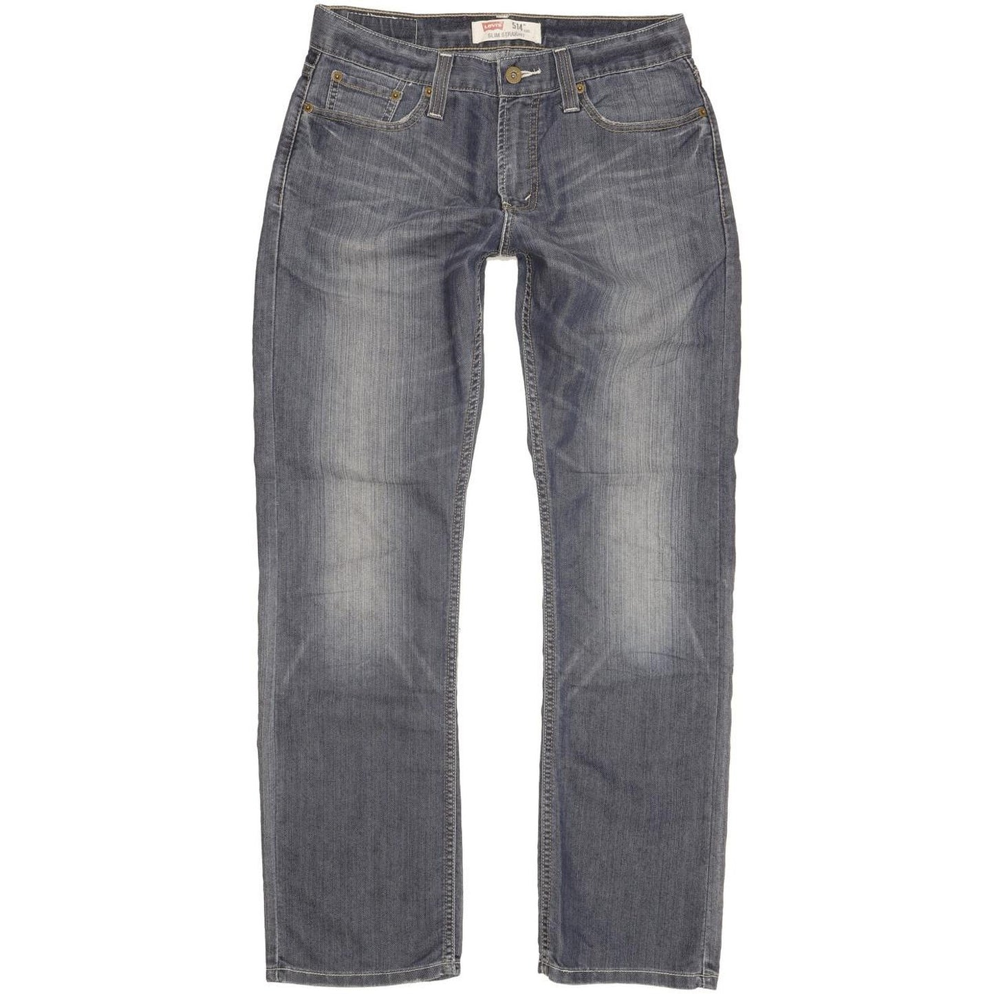 Levi's 514 Men Blue Straight Slim Stretch Jeans W30 L30
