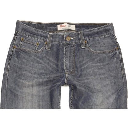 Levi's 514 Men Blue Straight Slim Stretch Jeans W30 L30