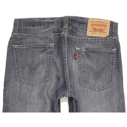Levi's 514 Men Blue Straight Slim Stretch Jeans W30 L30