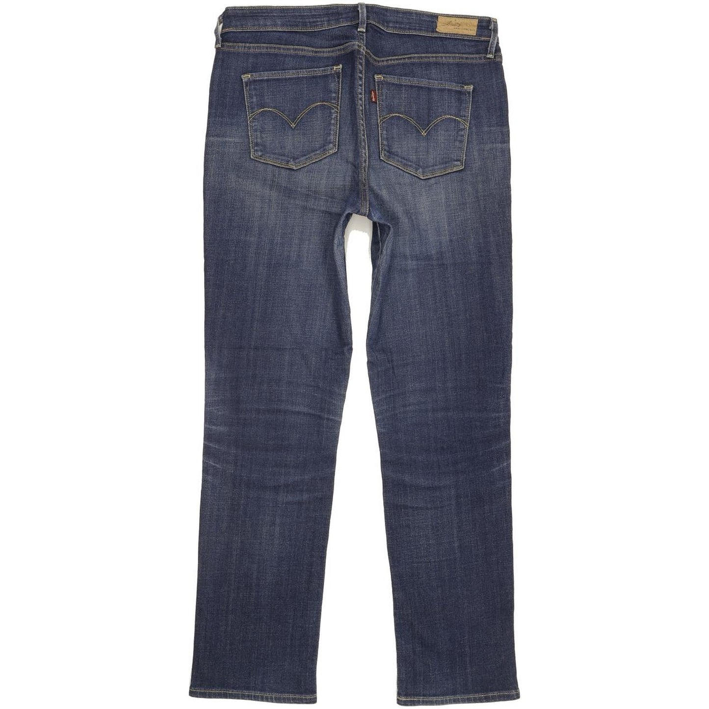 Levi's Women Blue Straight Slim Stretch Jeans W32 L30