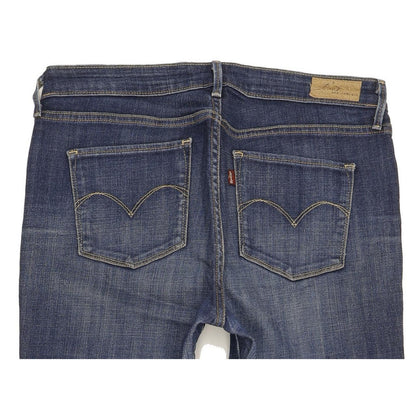 Levi's Women Blue Straight Slim Stretch Jeans W32 L30