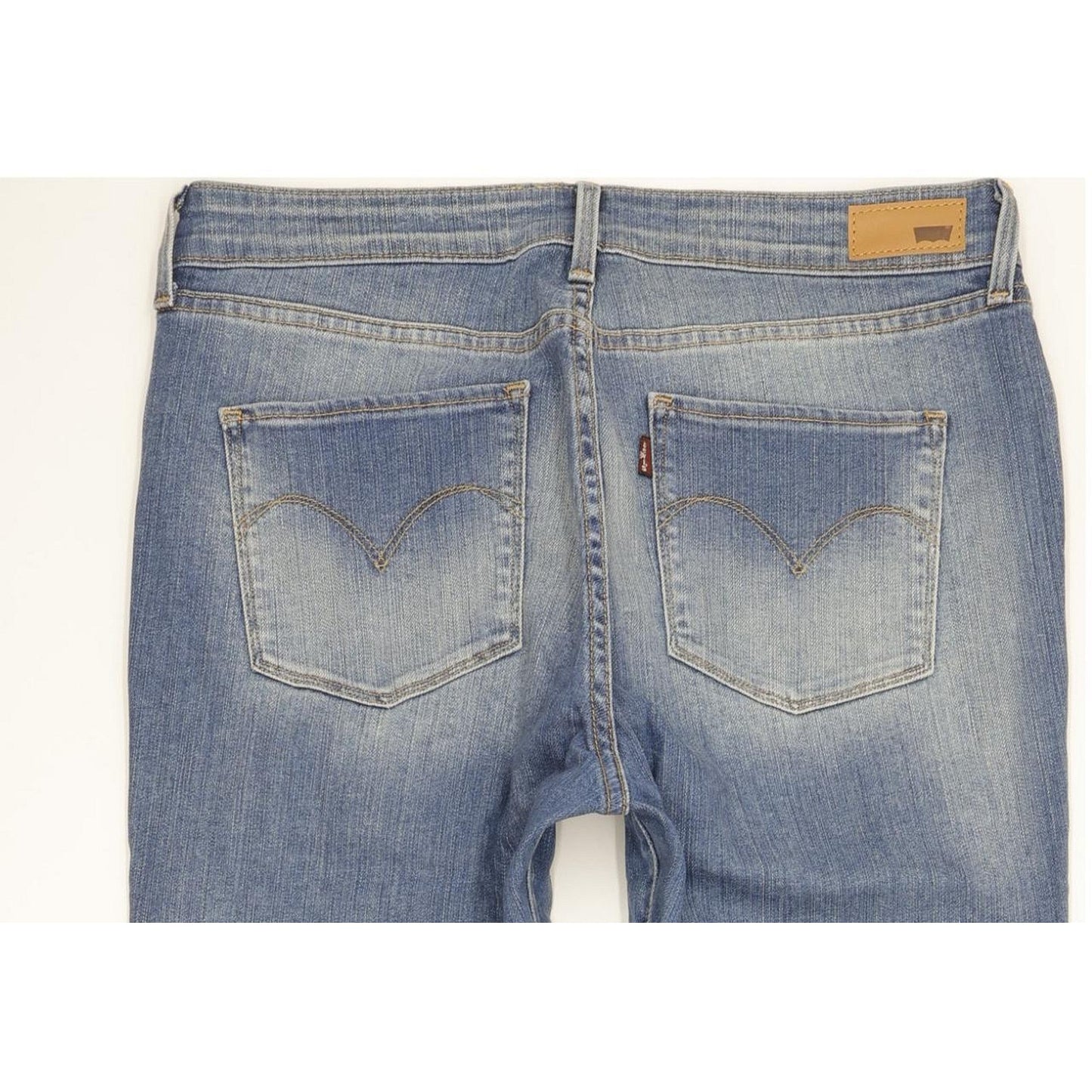 Levi's Demi Curve Women Blue Straight Slim Stretch Jeans W31 L32