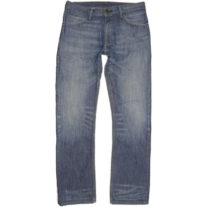 Levi's Men Blue Straight Regular Jeans W34 L34