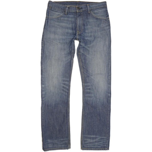 Levi's Men Blue Straight Regular Jeans W34 L34