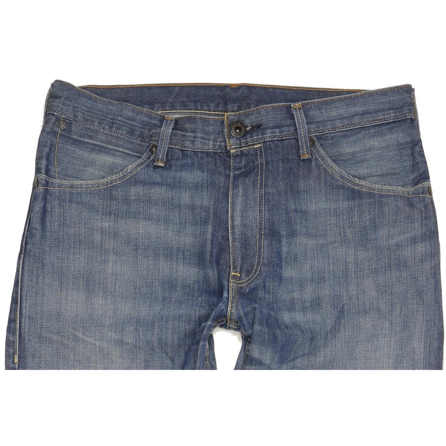 Levi's Men Blue Straight Regular Jeans W34 L34