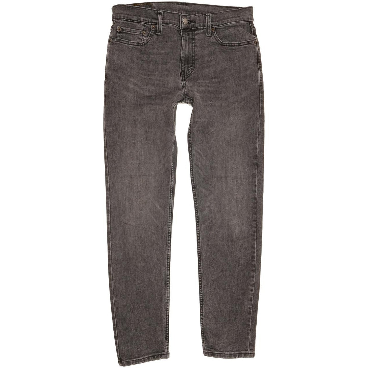 Levi's 502 Hi-Ball Men Charcoal Tapered Regular Stretch Jeans W30 L29