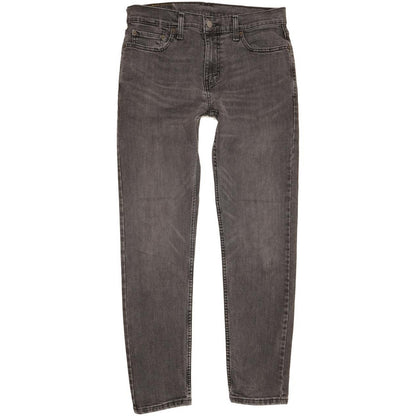 Levi's 502 Hi-Ball Men Charcoal Tapered Regular Stretch Jeans W30 L29