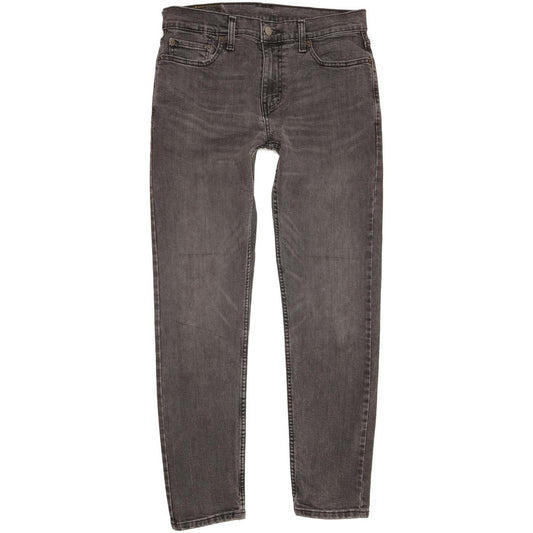 Levi's 502 Hi-Ball Men Charcoal Tapered Regular Stretch Jeans W30 L29