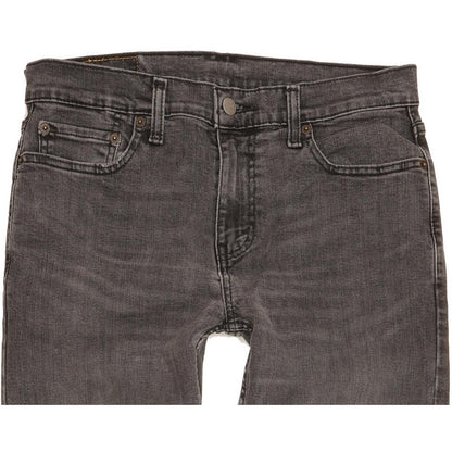 Levi's 502 Hi-Ball Men Charcoal Tapered Regular Stretch Jeans W30 L29