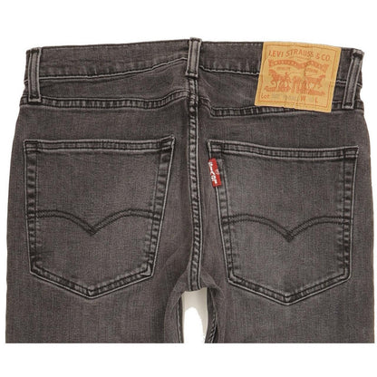 Levi's 502 Hi-Ball Men Charcoal Tapered Regular Stretch Jeans W30 L29