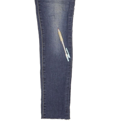 Levi's 711 Women Blue Skinny Slim Stretch Jeans W25 L28