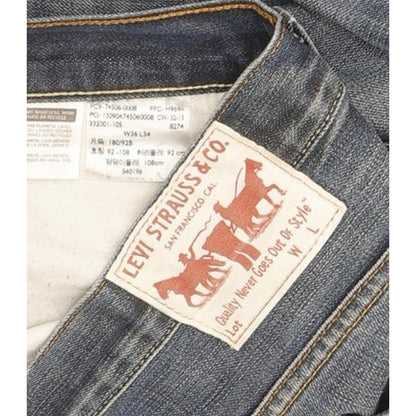 Levi's 506 Men Blue Straight Regular Jeans W36 L33