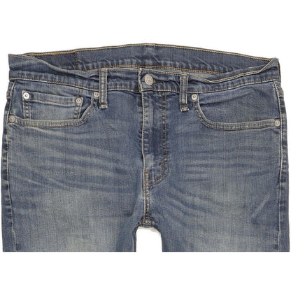 Levi's 513 Men Blue Straight Regular Stretch Jeans W34 L29