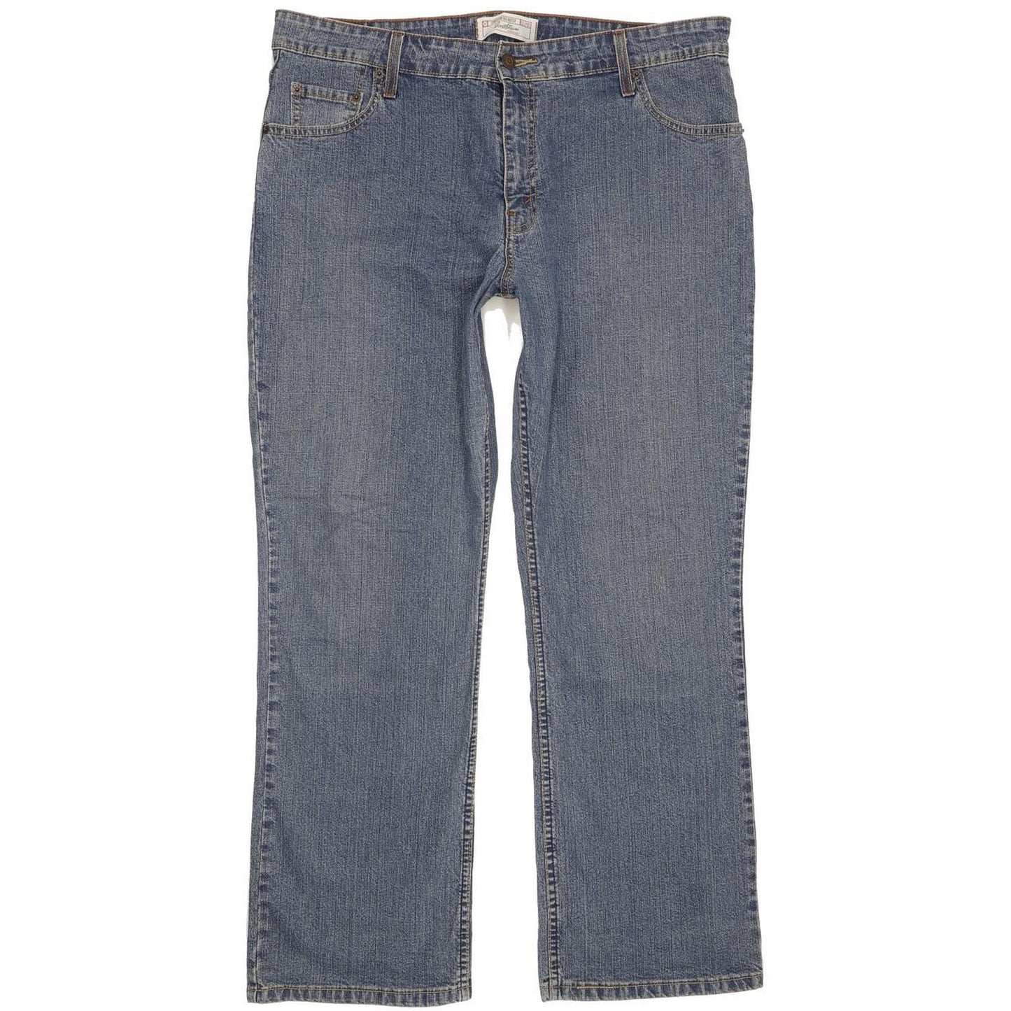 Levi's Strauss Blue Straight Regular Stretch Jeans High Waisted W38 L31