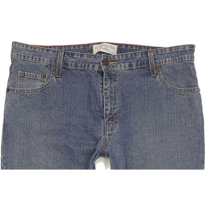 Levi's Strauss Blue Straight Regular Stretch Jeans High Waisted W38 L31