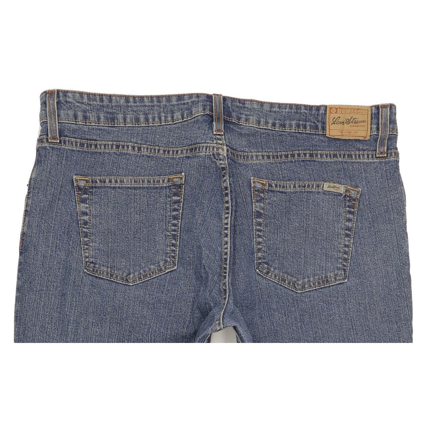 Levi's Strauss Blue Straight Regular Stretch Jeans High Waisted W38 L31