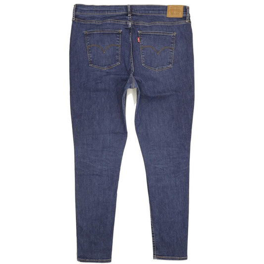 Levi's 720 Blue Skinny Slim Stretch Jeans High Waisted W35 L30