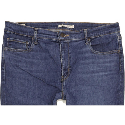Levi's 720 Blue Skinny Slim Stretch Jeans High Waisted W35 L30