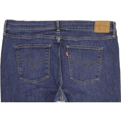 Levi's 720 Blue Skinny Slim Stretch Jeans High Waisted W35 L30