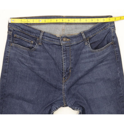 Levi's 720 Blue Skinny Slim Stretch Jeans High Waisted W35 L30