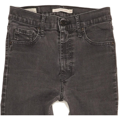 Levi's Mile Women Charcoal Skinny Slim Stretch Jeans W26 L30