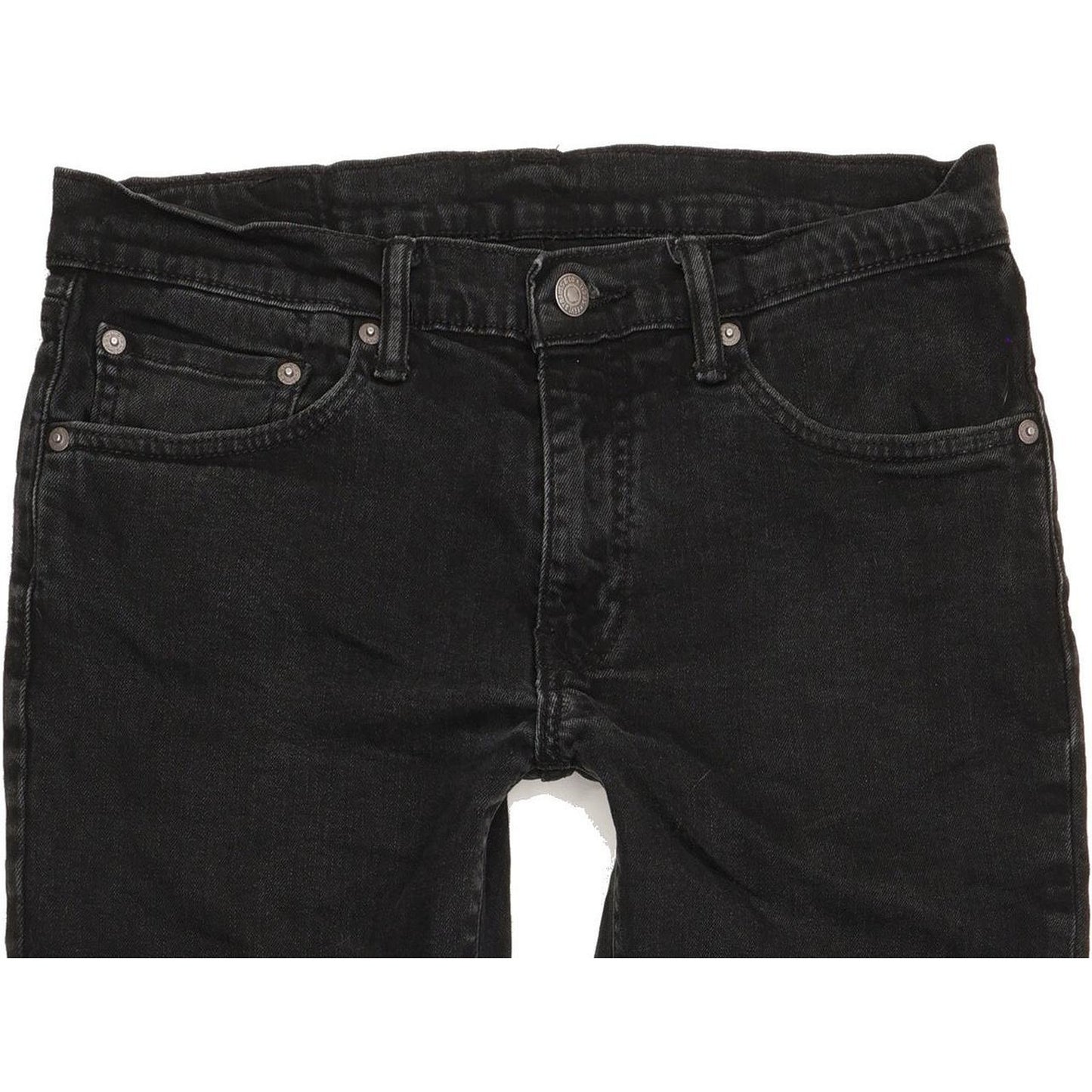 Levi's 511 Men Black Straight Slim Stretch Jeans W32 L31