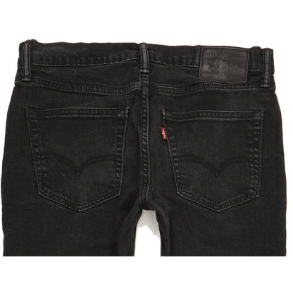 Levi's 511 Men Black Straight Slim Stretch Jeans W32 L31