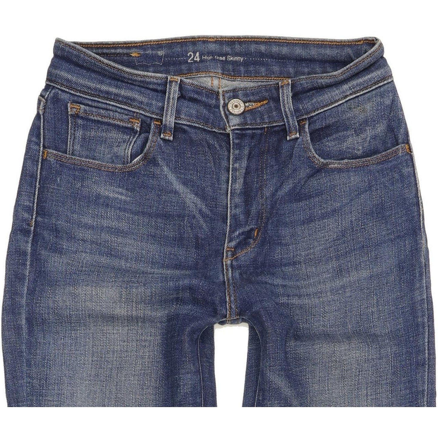 Levi's Women Blue Skinny Slim Stretch Jeans W24 L31