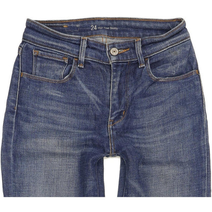 Levi's Women Blue Skinny Slim Stretch Jeans W24 L31