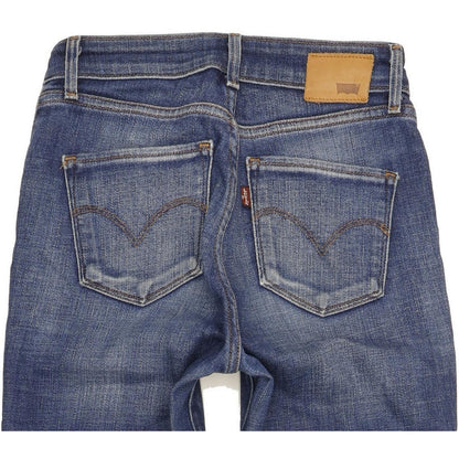 Levi's Women Blue Skinny Slim Stretch Jeans W24 L31