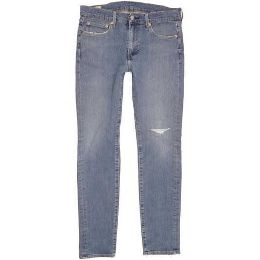 Levi's 510 Men Blue Skinny Slim Stretch Jeans W32 L31