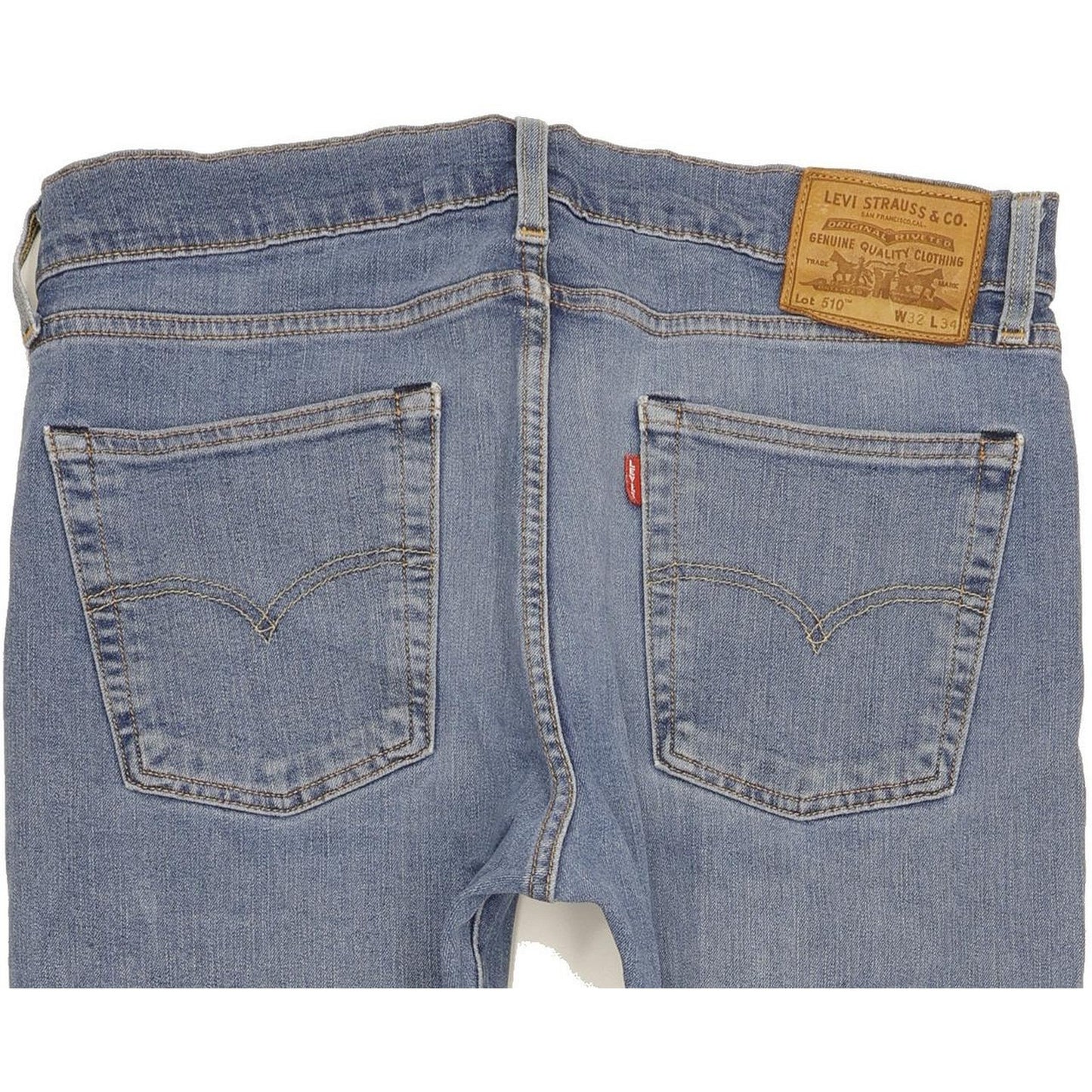 Levi's 510 Men Blue Skinny Slim Stretch Jeans W32 L31