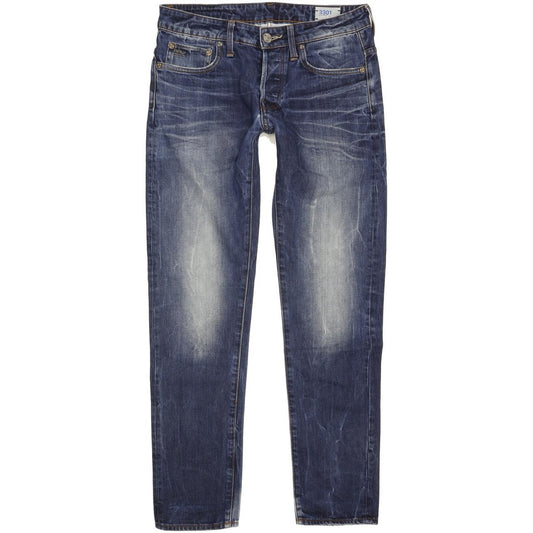 G-Star 3301 Low Women Blue Straight Slim Jeans W30 L32