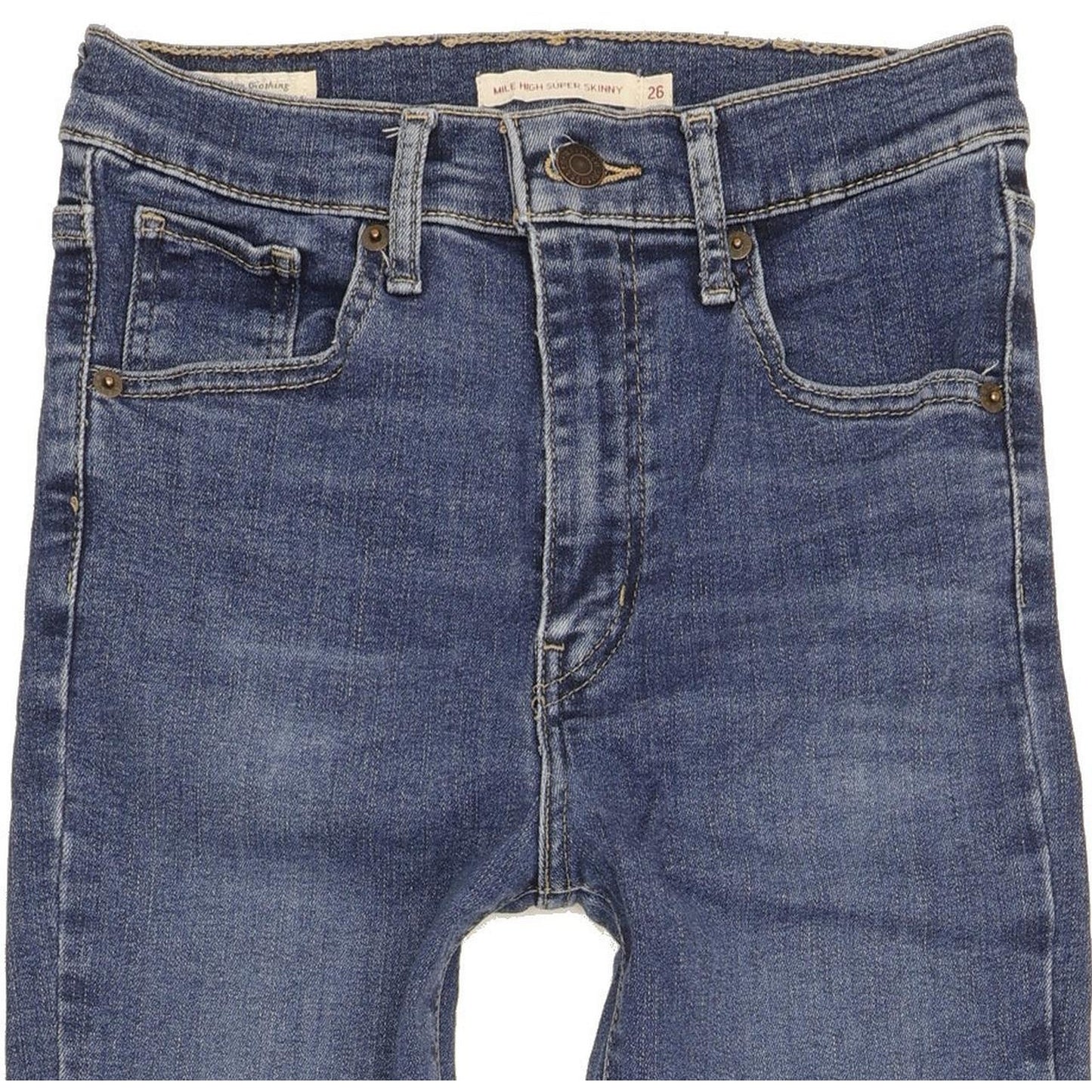 Levi's Mile Women Blue Skinny Slim Stretch Jeans W26 L27
