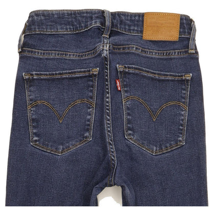 Levi's 721 Women Blue Skinny Slim Stretch Jeans W25 L28