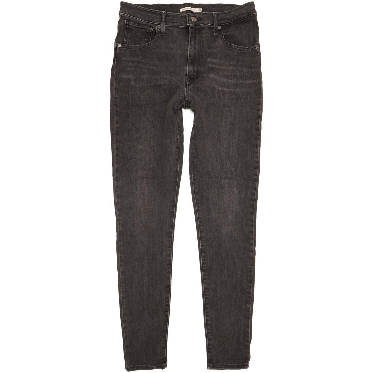 Levi's Mile Charcoal Skinny Slim Stretch Jeans High Waisted W31 L31