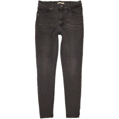 Levi's Mile Charcoal Skinny Slim Stretch Jeans High Waisted W31 L31