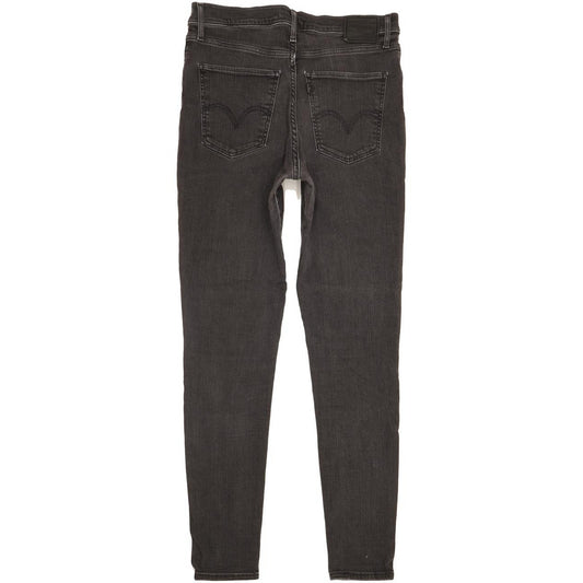 Levi's Mile Charcoal Skinny Slim Stretch Jeans High Waisted W31 L31