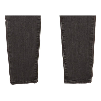 Levi's Mile Charcoal Skinny Slim Stretch Jeans High Waisted W31 L31