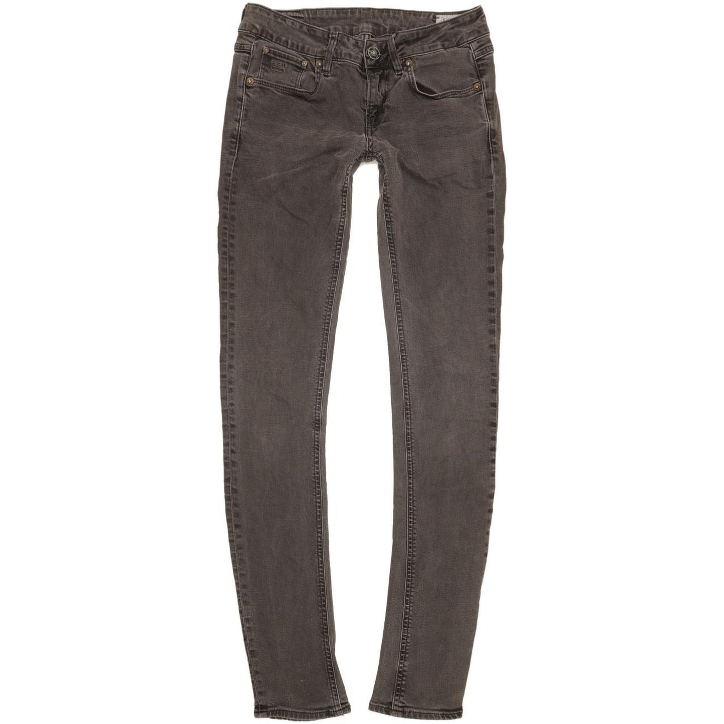 G-Star 3301 Women Charcoal Skinny Slim Stretch Jeans W28 L32