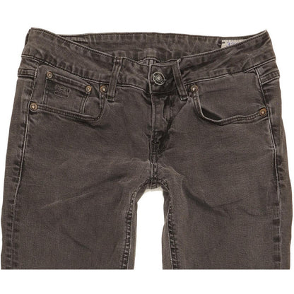 G-Star 3301 Women Charcoal Skinny Slim Stretch Jeans W28 L32