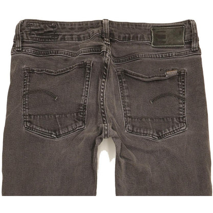 G-Star 3301 Women Charcoal Skinny Slim Stretch Jeans W28 L32