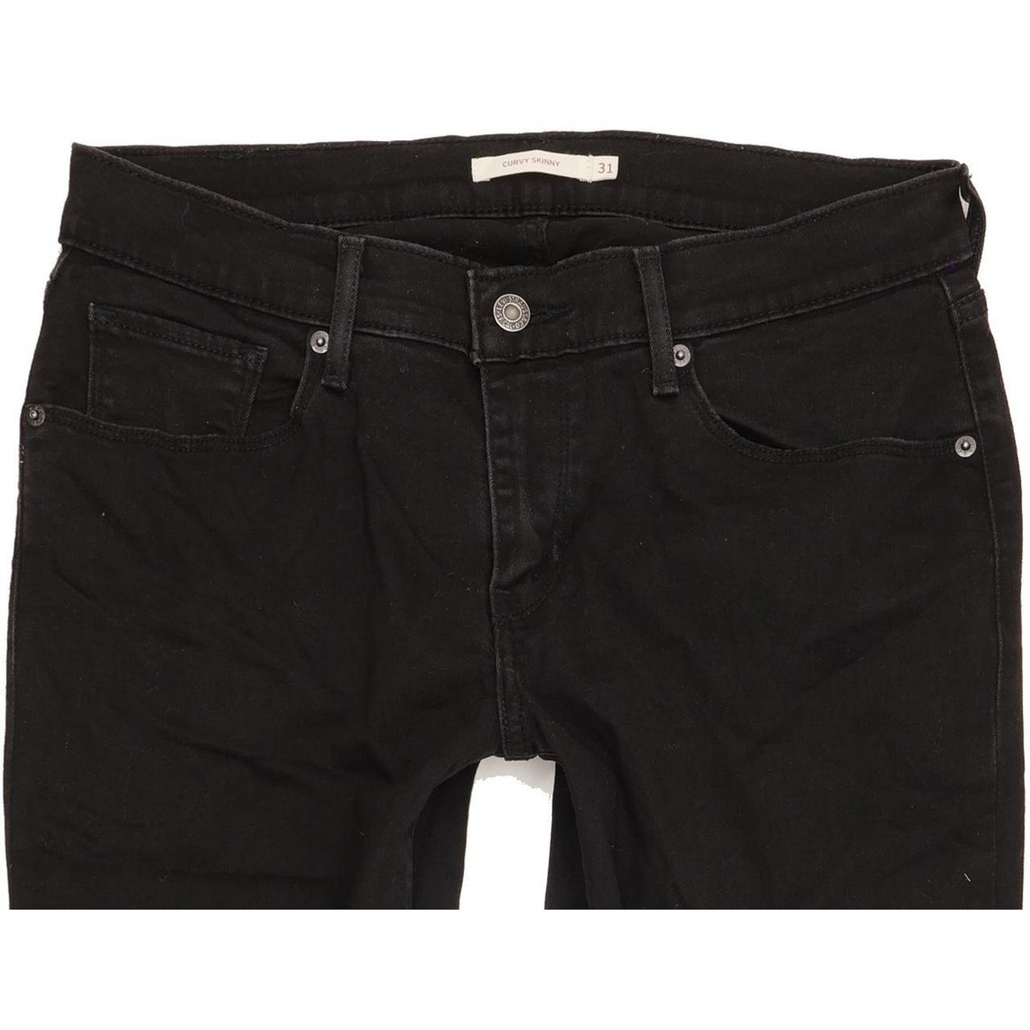Levi's Curvy Women Black Skinny Slim Stretch Jeans W31 L30