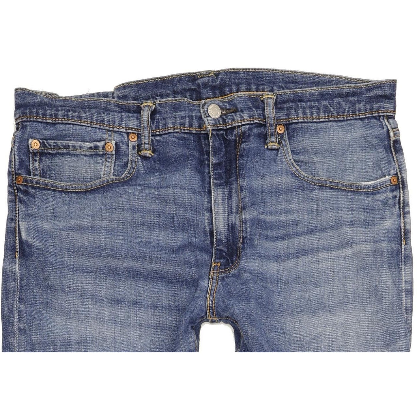 Levi's Men Blue Straight Regular Stretch Jeans W36 L33